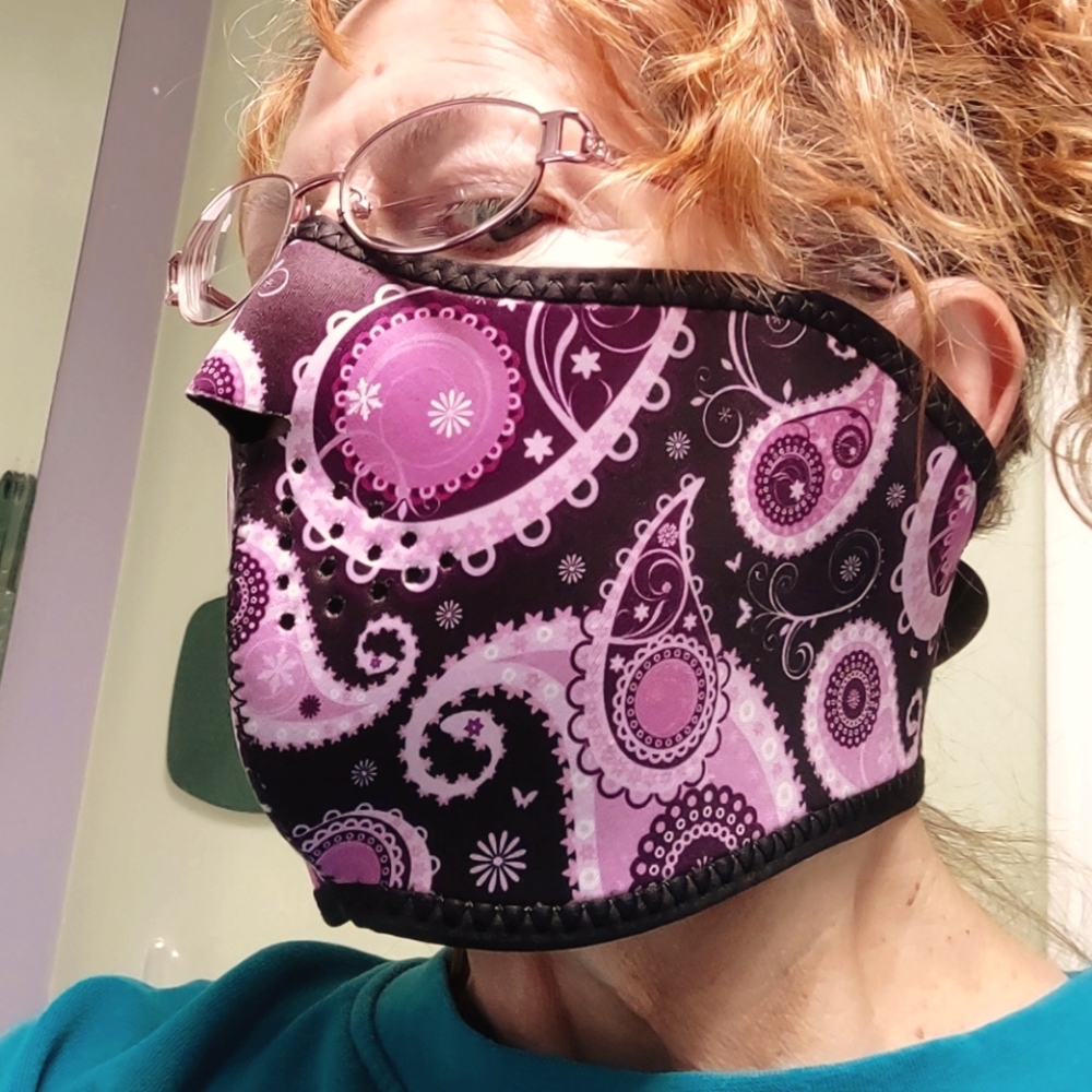 Motorcycle riders face mask